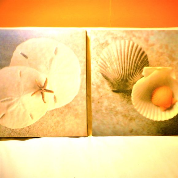 Talk About Beach Fever ~ Set of 2 - Framed PICS - Picture 1 of 1